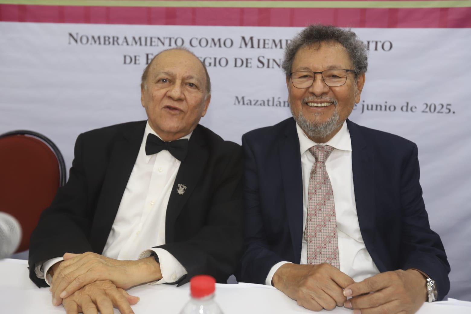 $!José Ángel Pescador Osuna y Élmer Mendoza.
