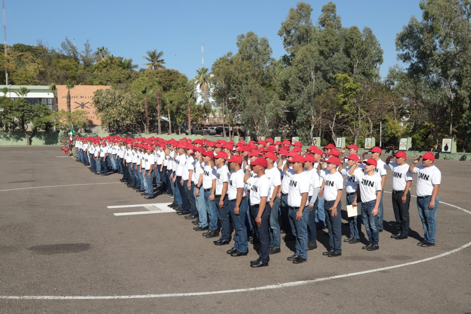 $!Arrancan 201 jóvenes su Servicio Militar Nacional en la Tercera Región de Mazatlán