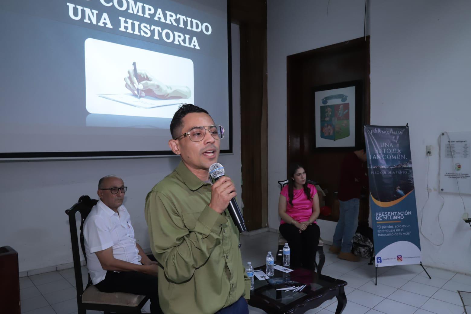 $!Presentan el libro ‘Una historia tan común’ del escritor Marcos de Jesús Montes López