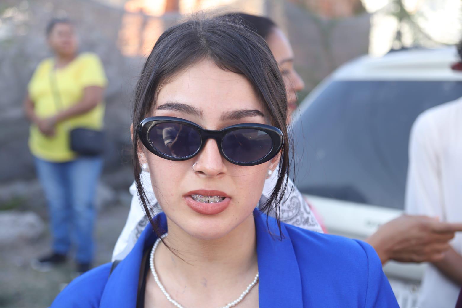 $!Dulce Valentina Pérez explicó la intención de hacer murales en la Colonia Insurgentes.