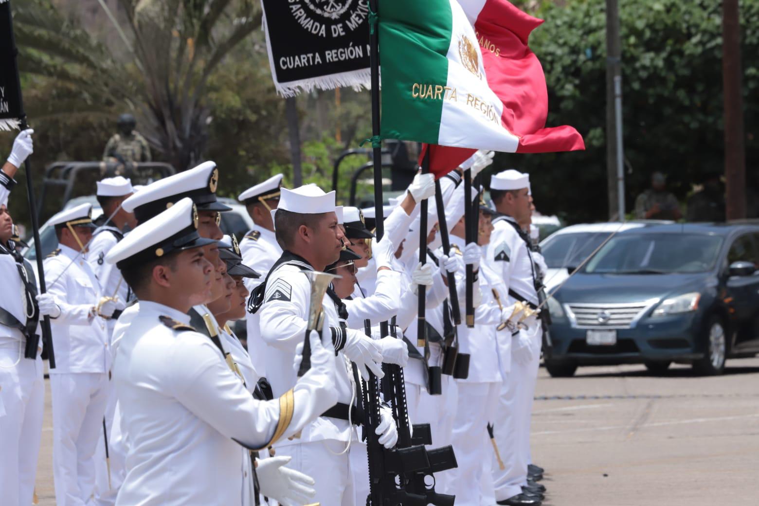 $!Celebran en Mazatlán el 83 aniversario del Día de la Marina