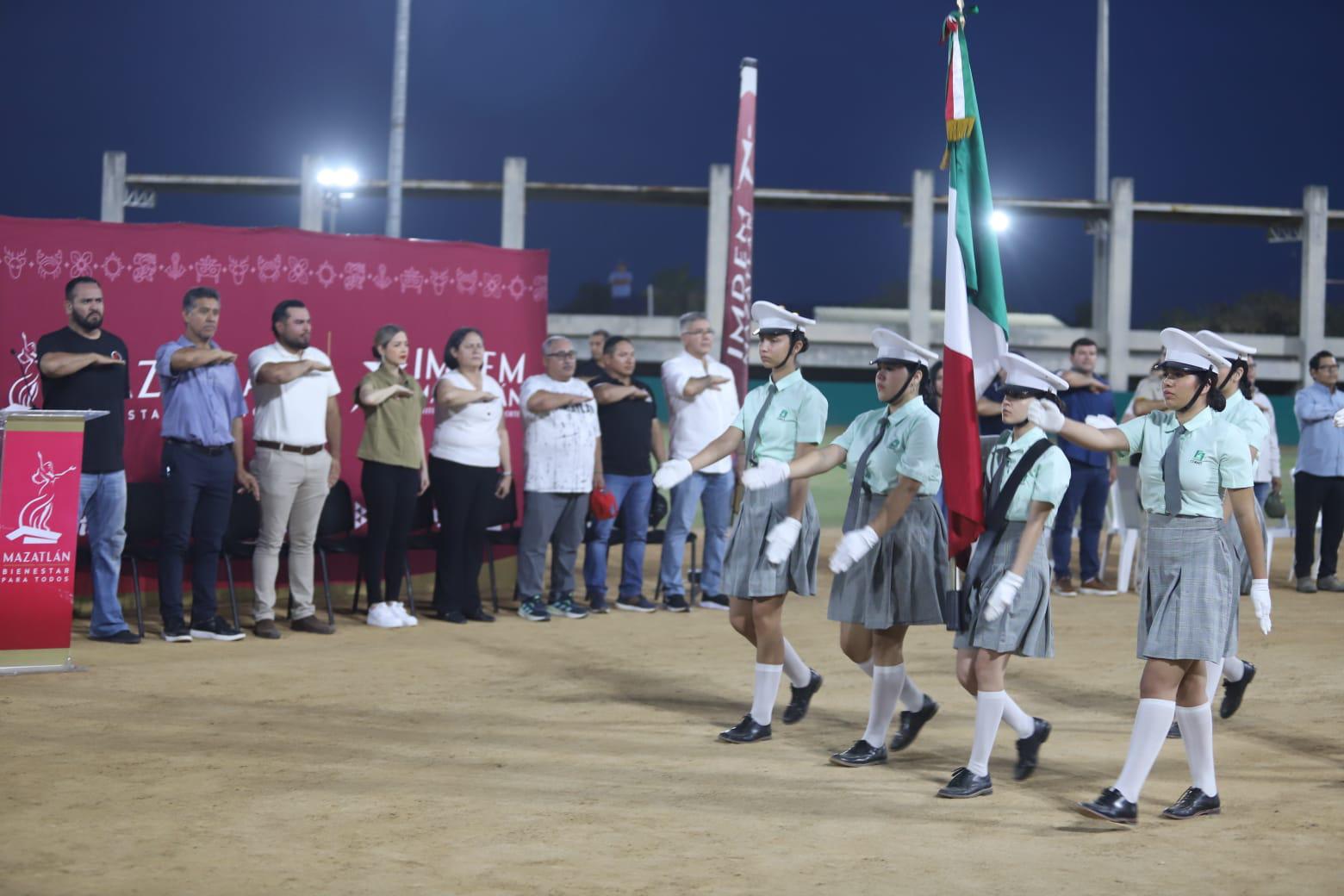 $!Arranca la Primera Liga Infantil de Beisbol en Mazatlán