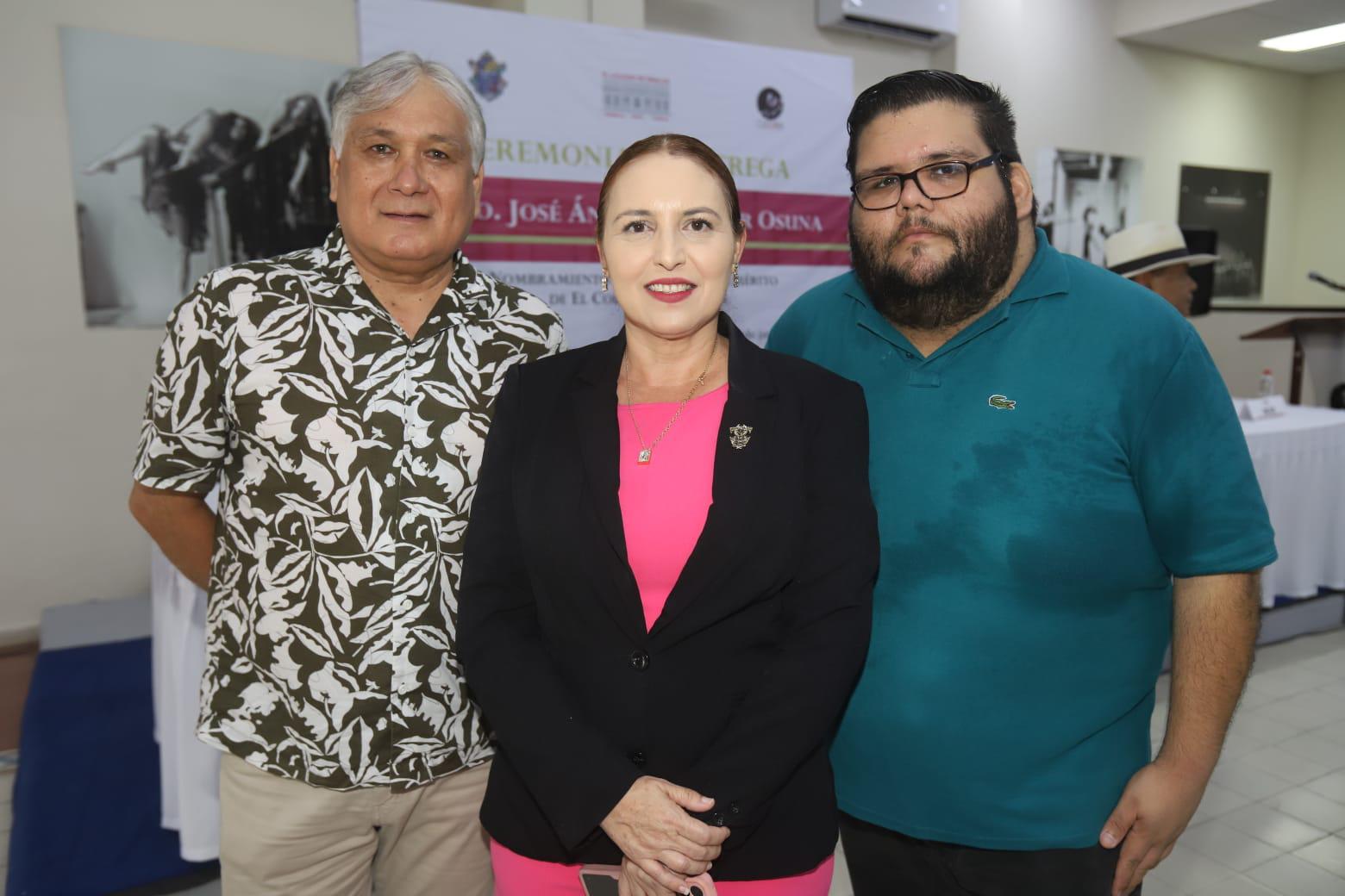 $!Adelaido López, Nidia Yuniba Brun y Geovanni Osuna.