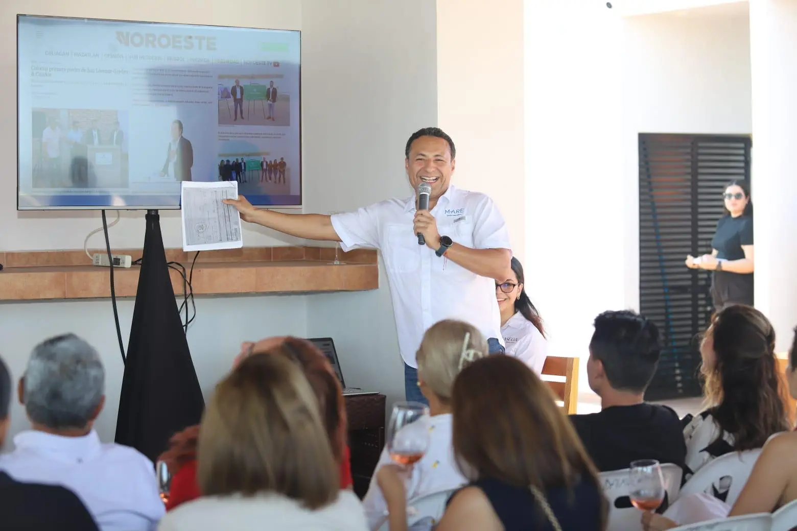 $!Invitados especiales conocen la torre San Lorenzo y el próximo desarrollo “Maré Golden Zone Condos”.