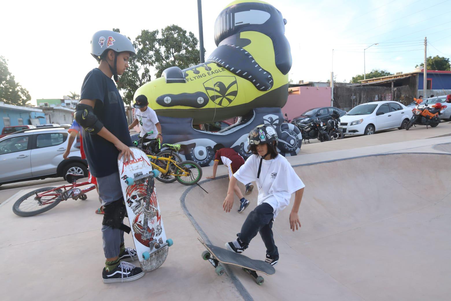 $!Patinadores de Mazatlán tienen una nueva casa: El skatepark de la Flores Magón