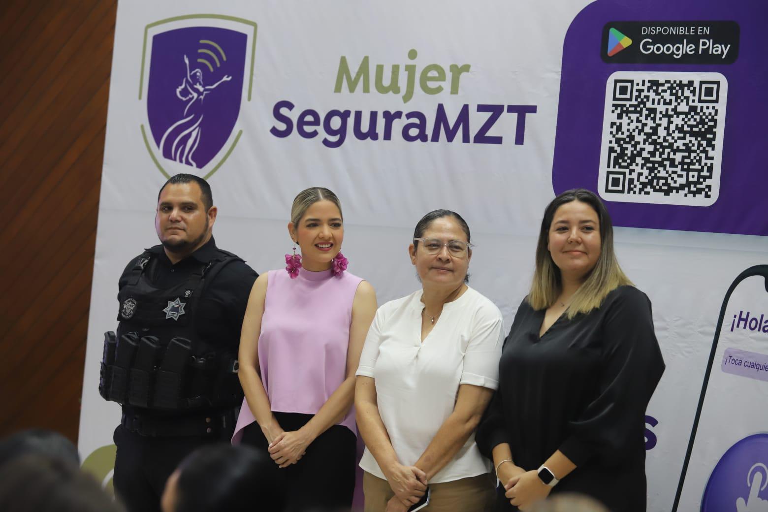 $!Presenta Gobierno de Mazatlán aplicación Mujer Segura MZT
