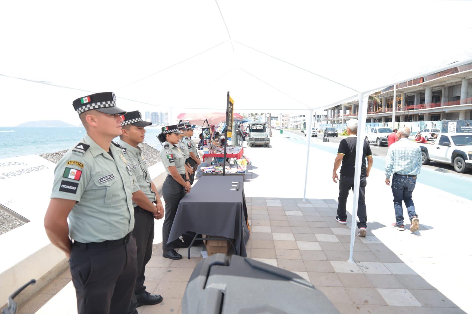 $!Blindan seguridad de Mazatlán en esta Semana Santa con apoyo de Fuerzas Federales