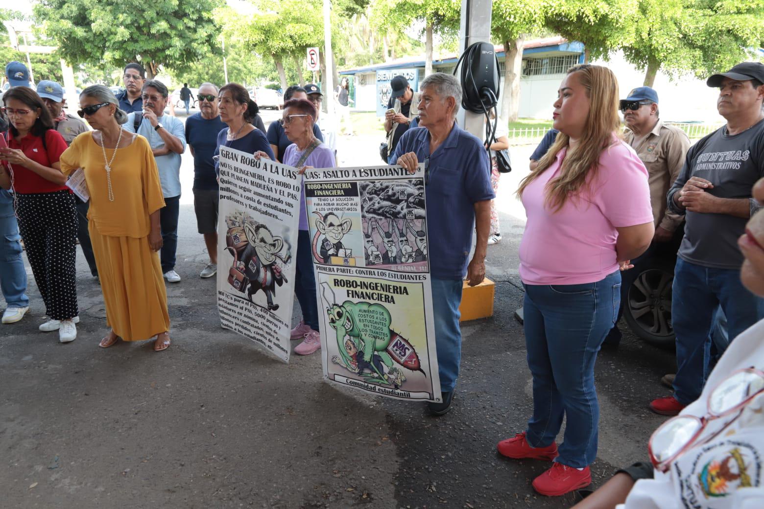$!Impugnaciones y amparos anuncian jubilados y activos de la UAS contra la reingeniería financiera