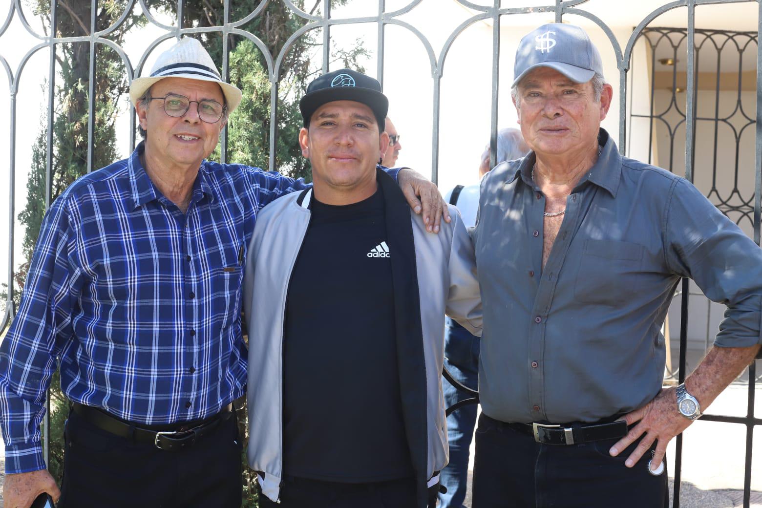 $!Rafael Márquez, Mario Alberto Rodríguez y Raúl Márquez.