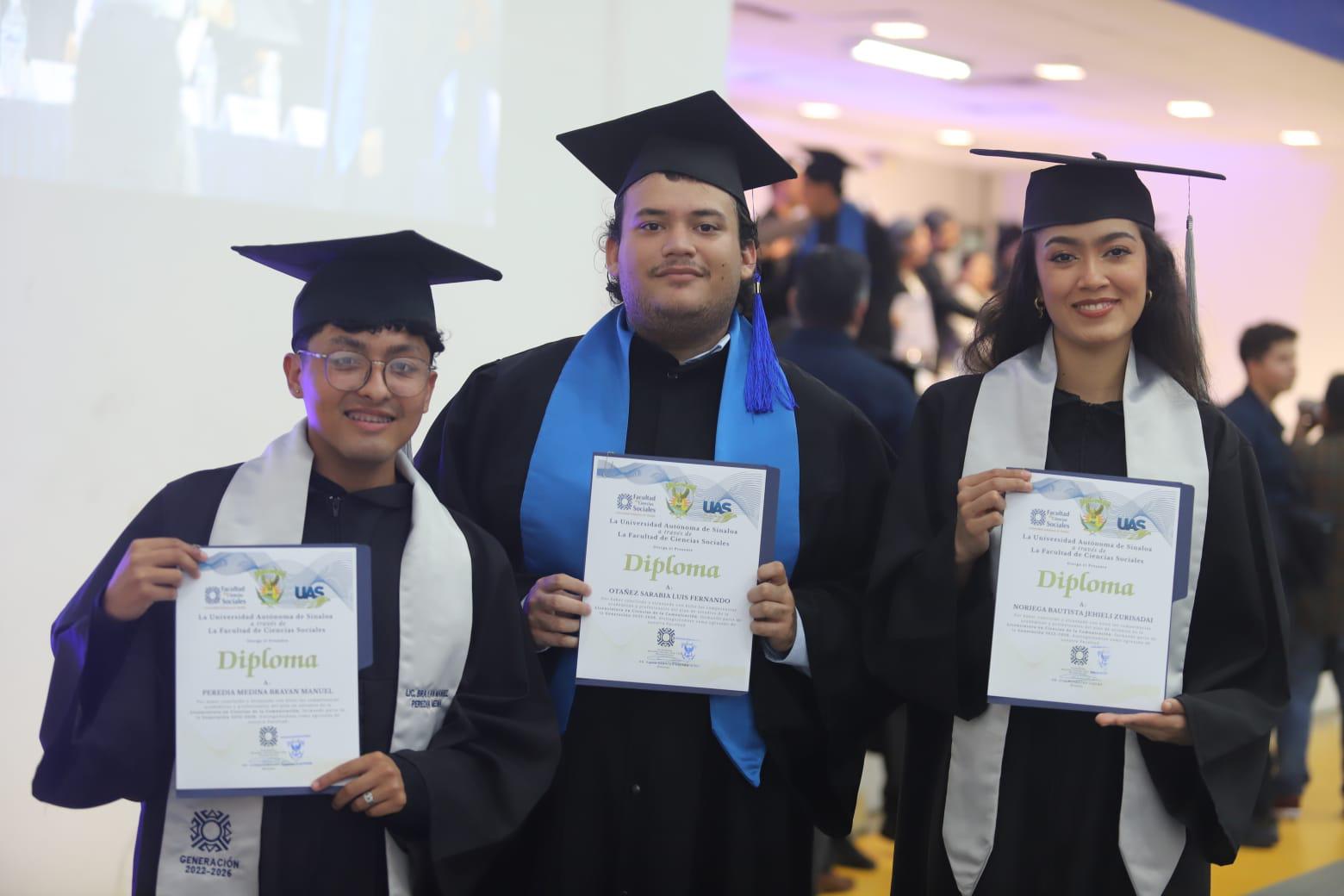 $!Brayan Peredia, Luis Fernando Otañez y Zurinadai Noriega.