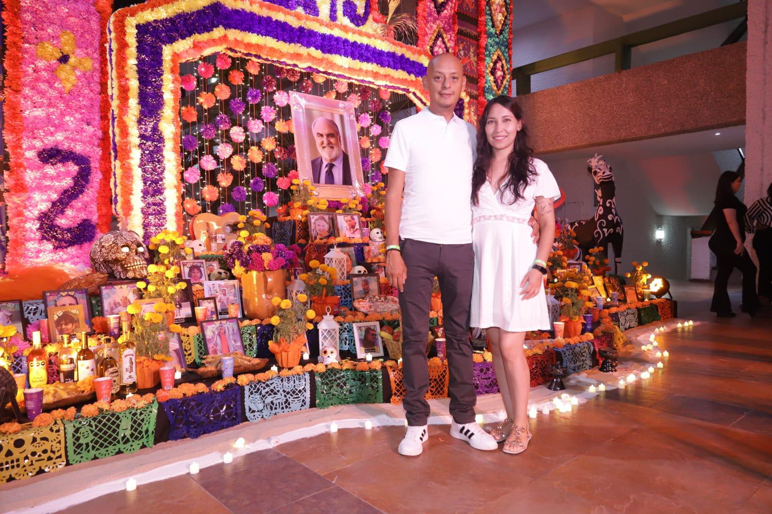 $!David Álvarez y Katia Cruz.