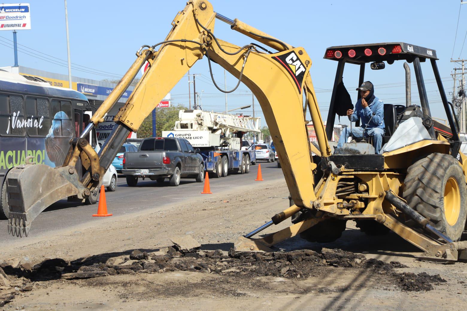 $!Obras de construcción de puente en Libramiento Colosio y Avenida Múnich ya están en marcha