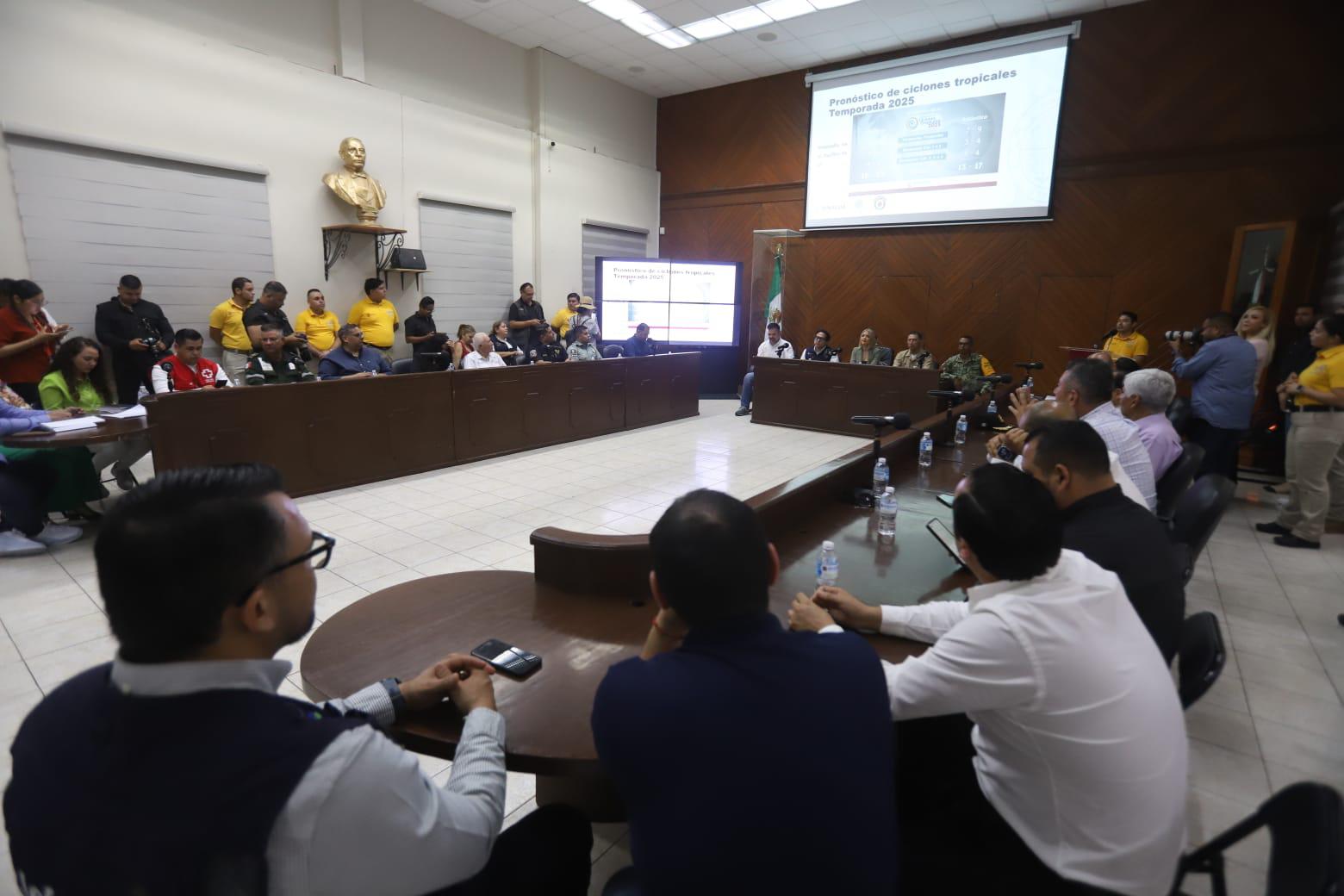 $!Instalan en Mazatlán el Consejo Municipal de Protección Civil 2025