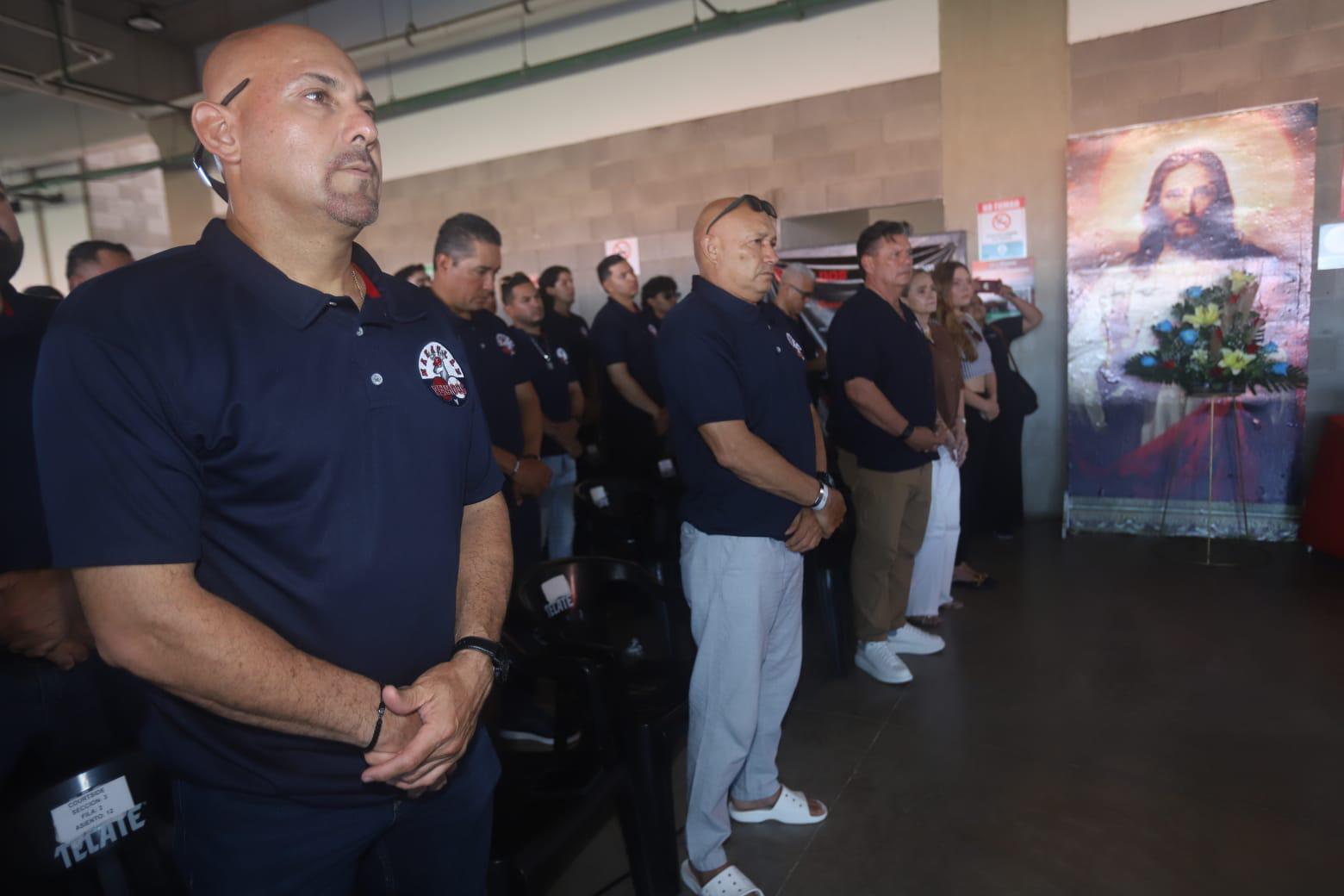$!¡Se encomiendan al altísimo! Venados de Mazatlán celebra su tradicional misa rumbo al inicio de temporada