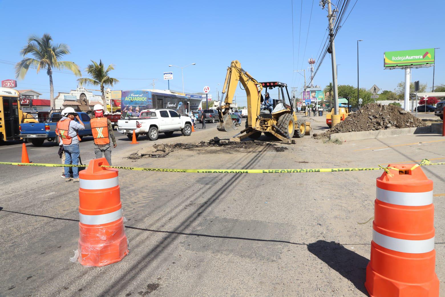 $!Obras de construcción de puente en Libramiento Colosio y Avenida Múnich ya están en marcha