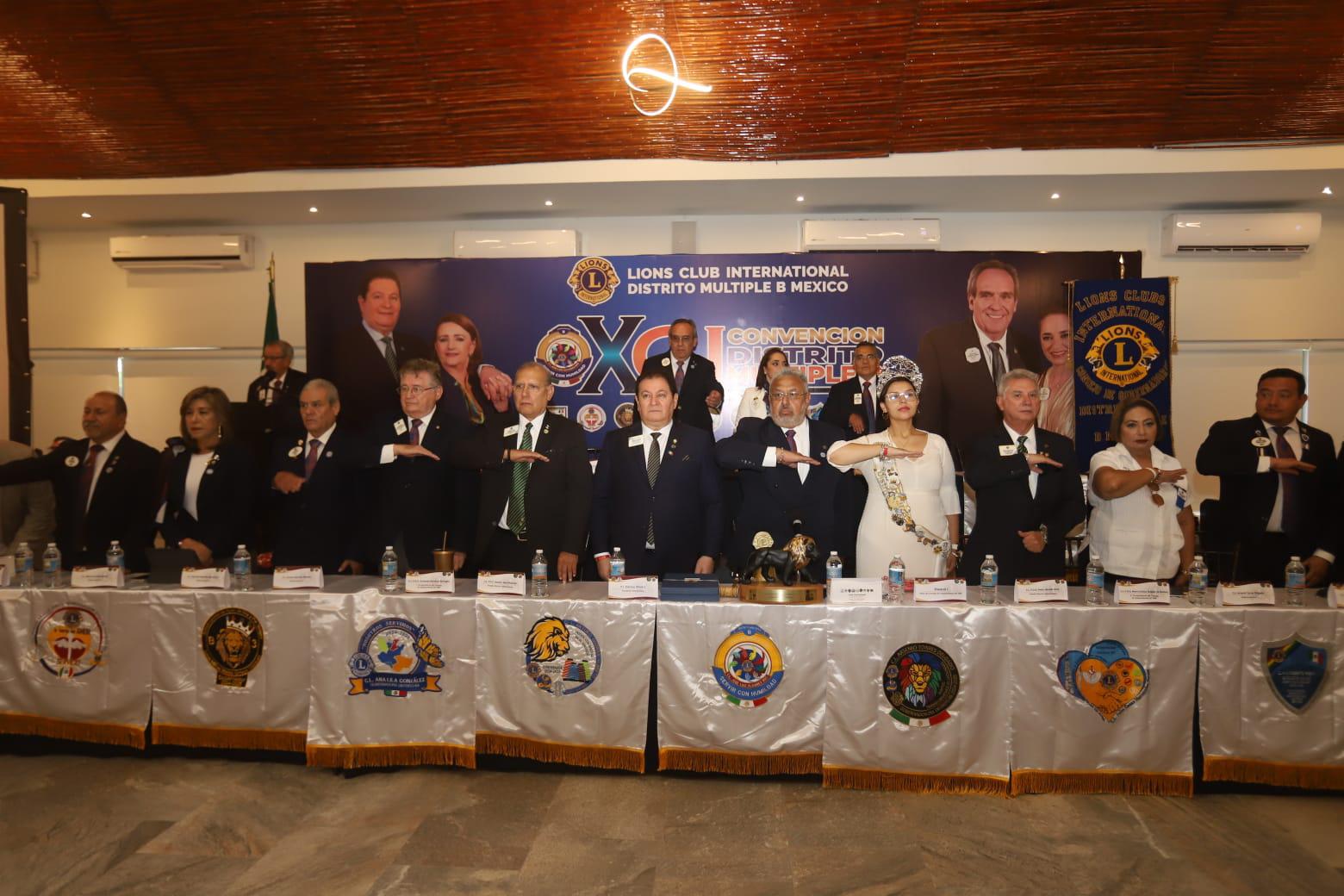 $!Se celebra en Mazatlán la 91 Convención del Distrito Múltiple México de la Asociación Internacional de Clubes de Leones.