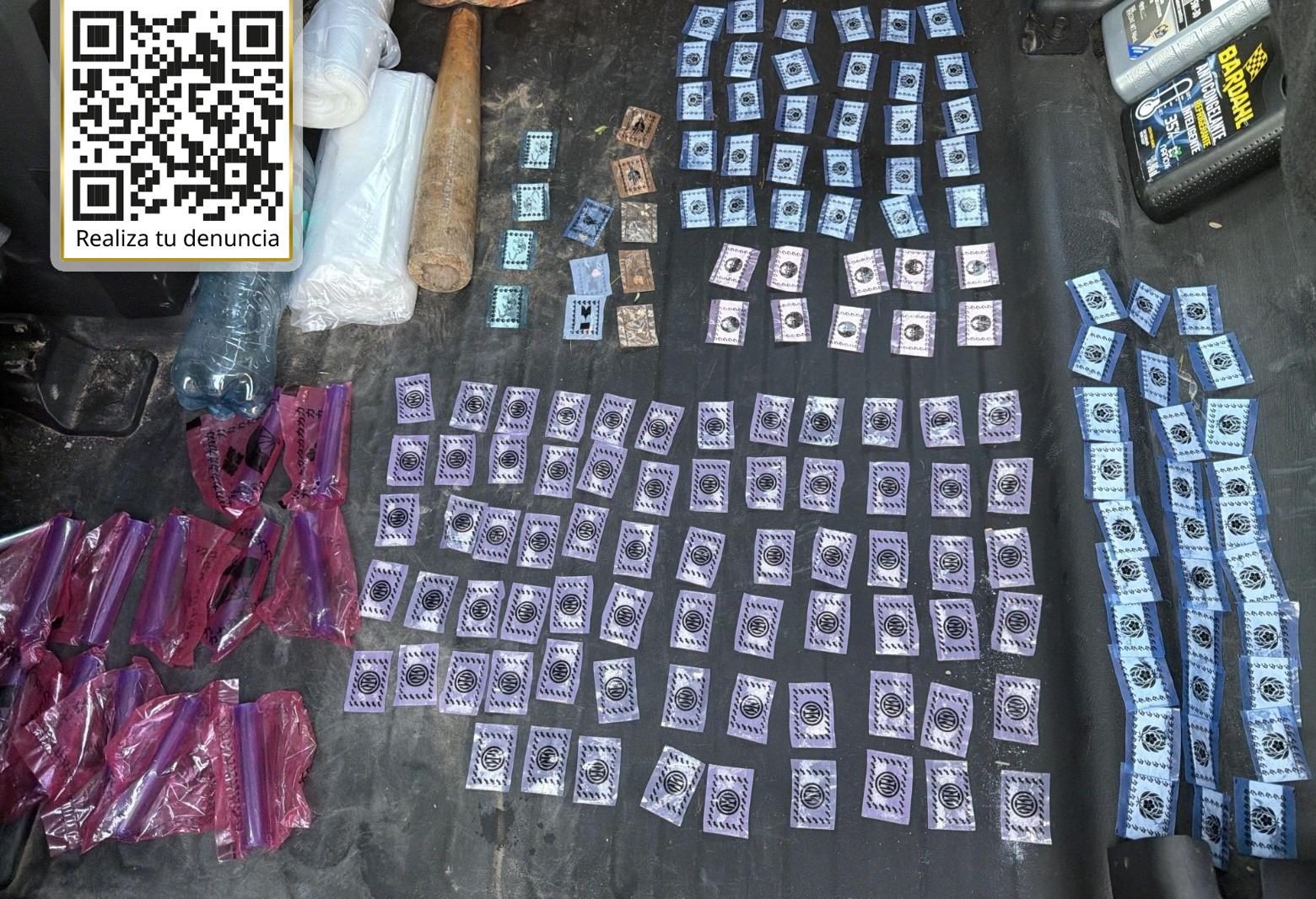 $!Marina detiene a dos personas con drogas y destruye ocho explosivos en Sinaloa