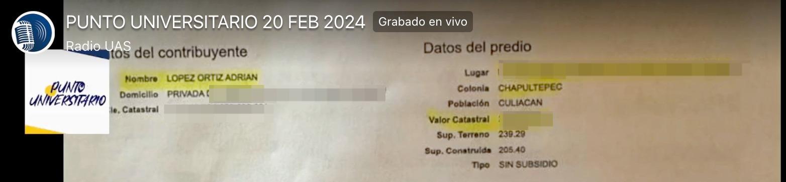 $!Tras publicaciones de Noroeste, funcionarios de la UAS acosan a periodistas