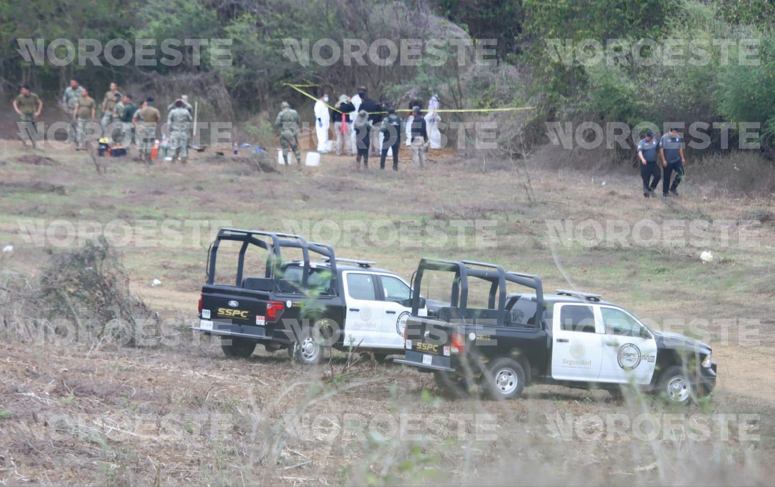 $!Confirma FGR identificación de diez cuerpos hallados en predio en la zona rural de Concordia; 5 son mineros