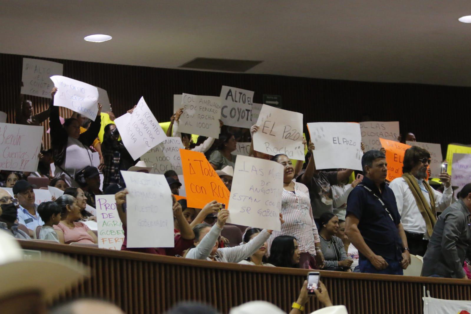 $!Ahora sí, Rocha Moya comparece ante el Congreso por Informe de Gobierno