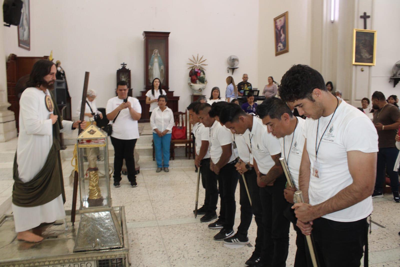 $!Reciben en Rosario las reliquias de San Judas Tadeo