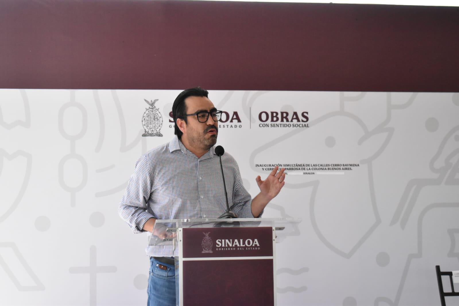 $!Gobierno entrega calles pavimentadas en la colonia Buenos Aires, en Culiacán