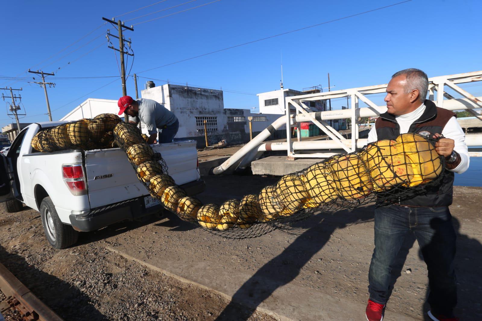 $!Cambian biobarda del Puente Juárez en Mazatlán