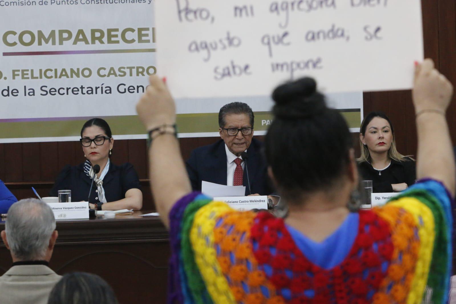 $!Defiende Secretario que hay Gobierno combatiendo la crisis de violencia en Sinaloa