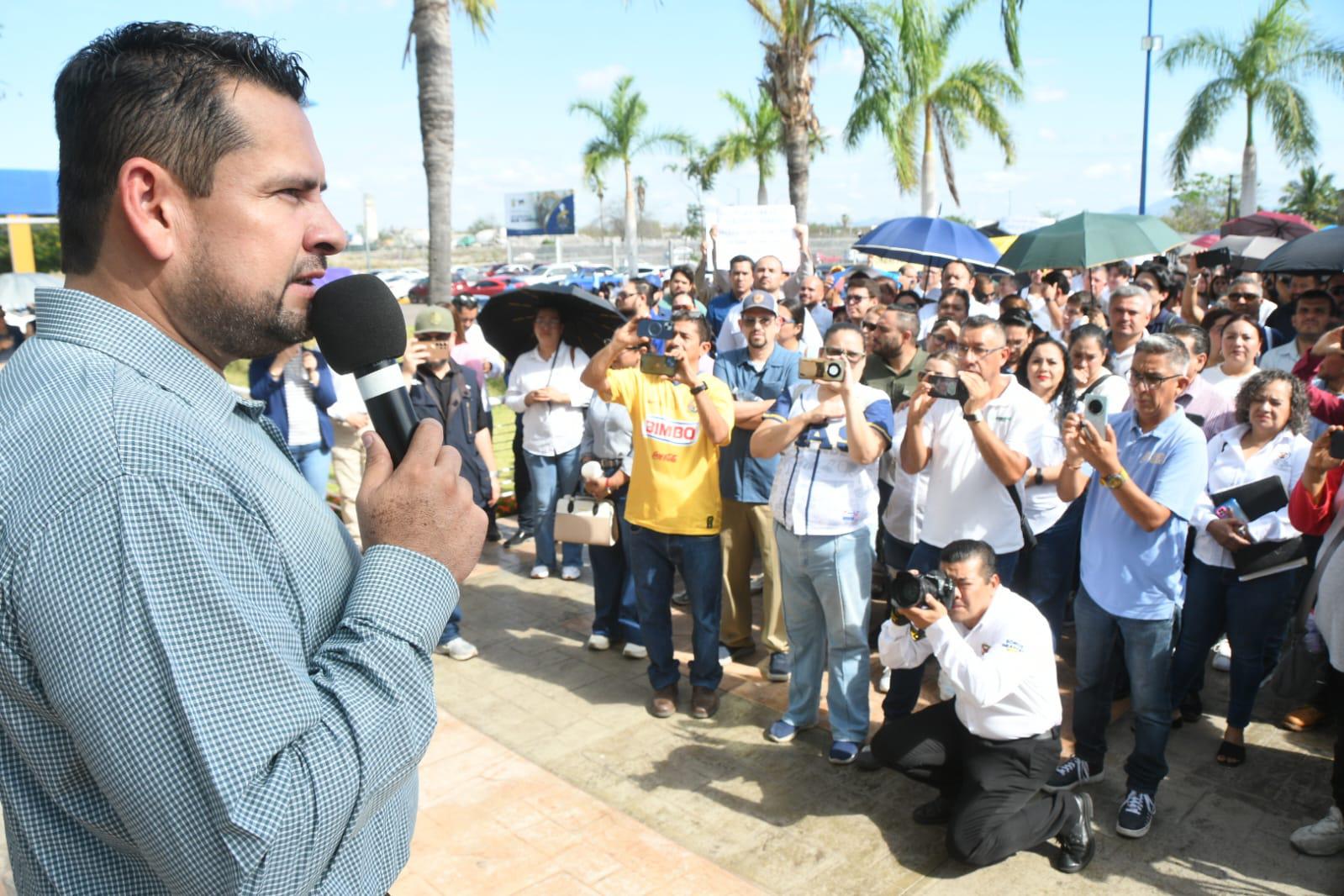 $!Trabajadores de la UAS exigen apoyo financiero federal y advierten posible suspensión de labores