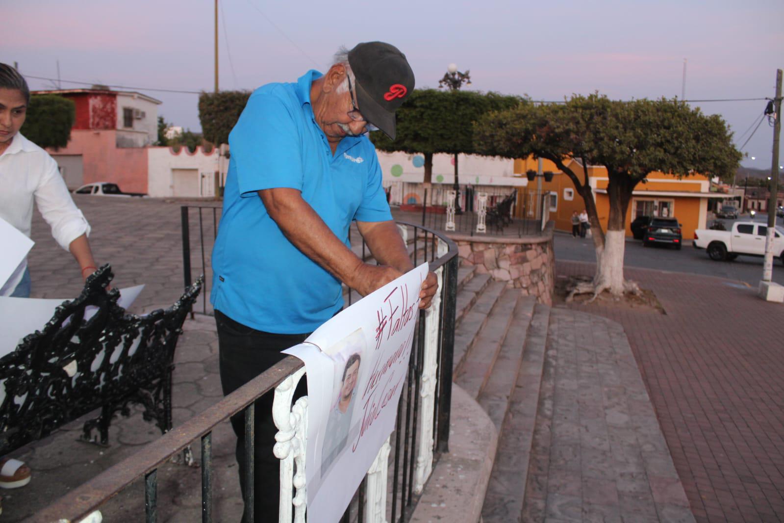 $!Familiares exigen el regreso de Julio César, desaparecido en Rosario