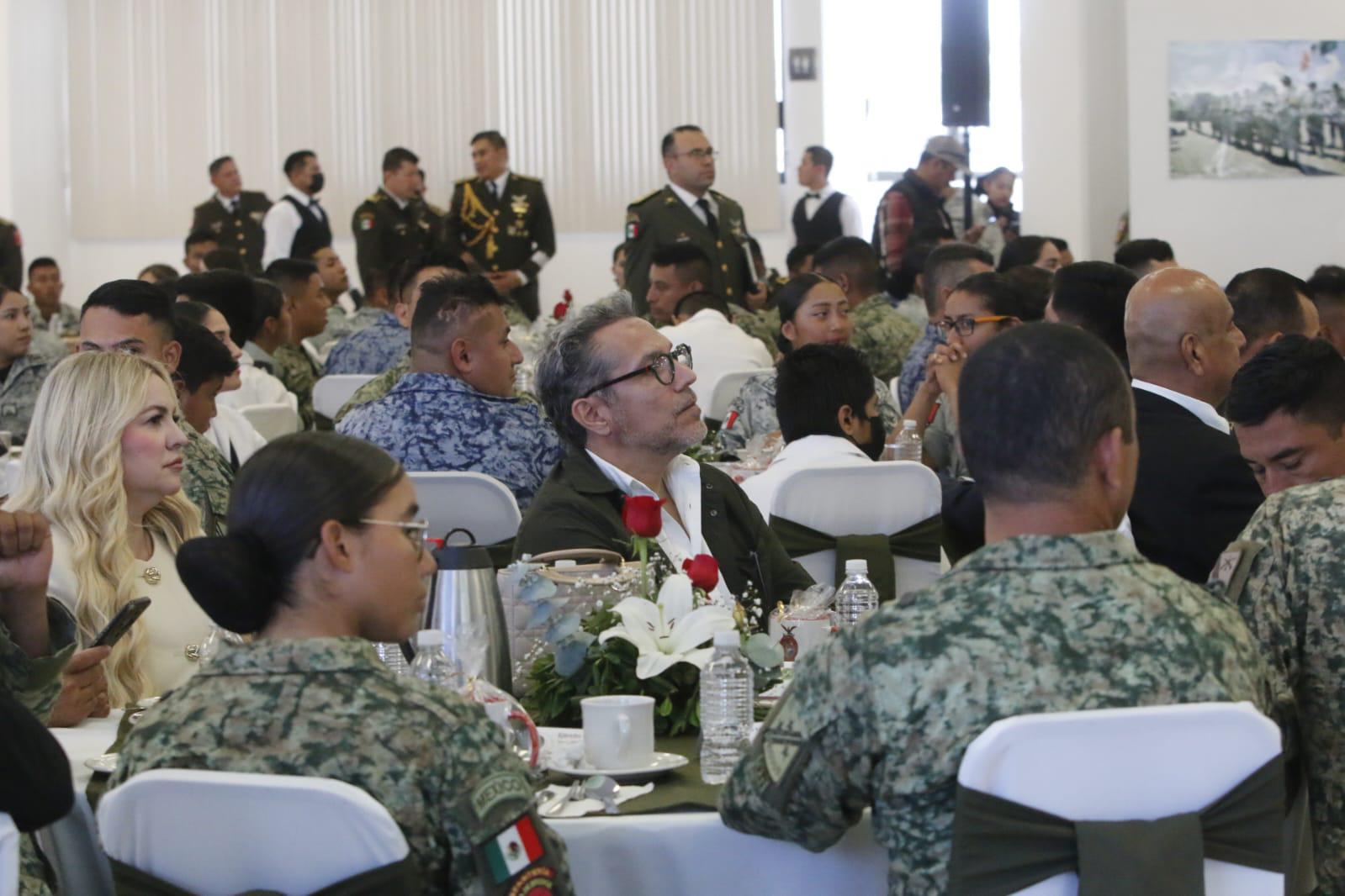 $!‘Ninguna fuerza puede transgredir el orden y quedar impune’, declara Rocha Moya en aniversario del Ejército