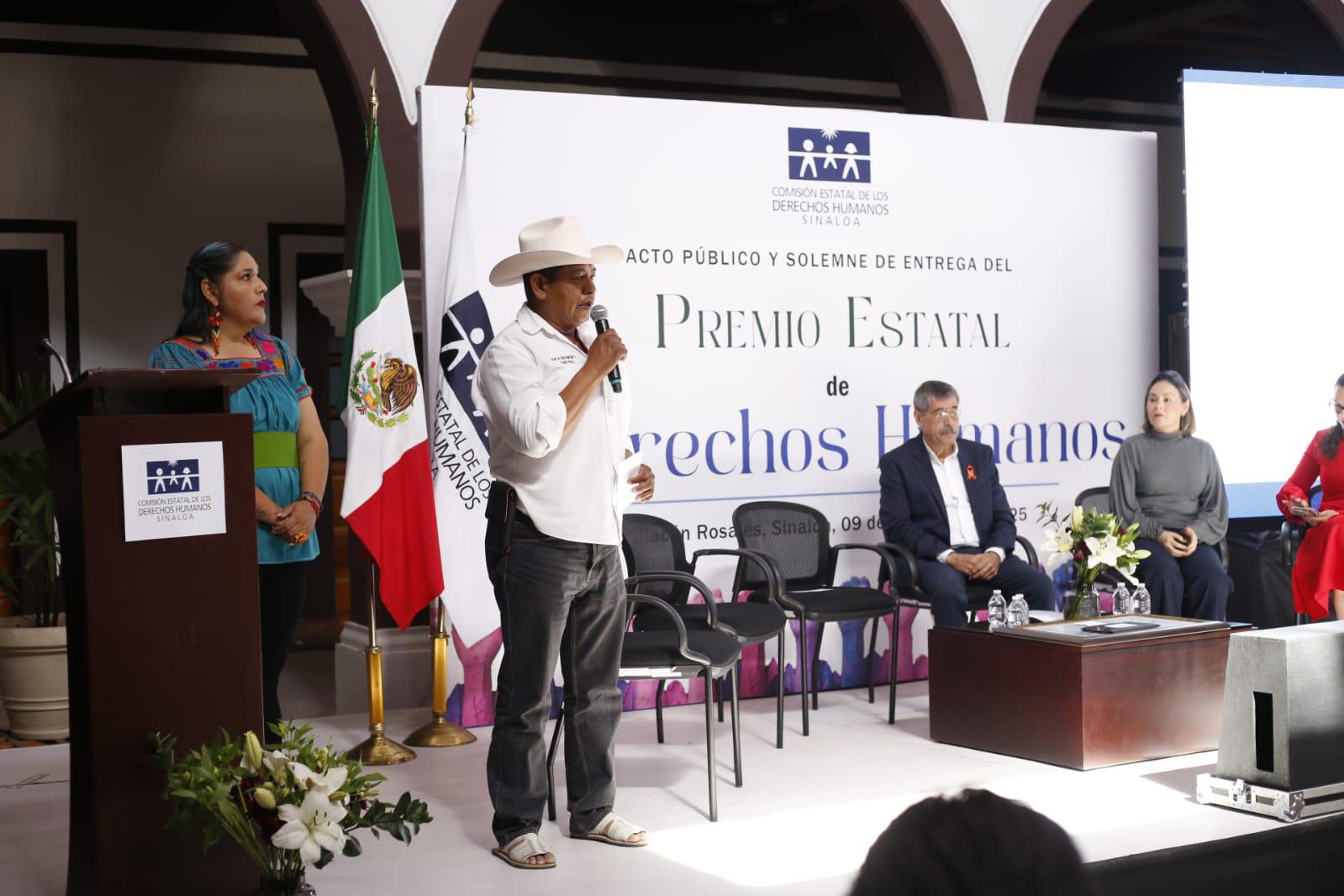 $!Consejo Yoreme, ‘Dignidad y Resistencia’, recibe premio estatal de derechos humanos 2025 por la defensa de la Bahía de Ohuira