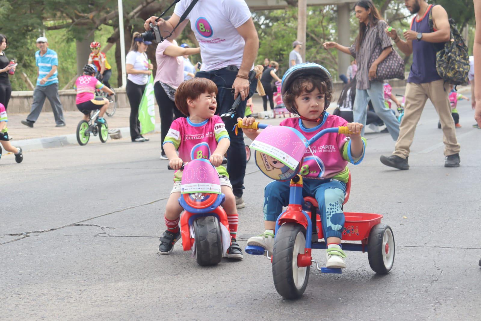 $!Compiten y se divierten en la carrera Clásica Infantil en Culiacán