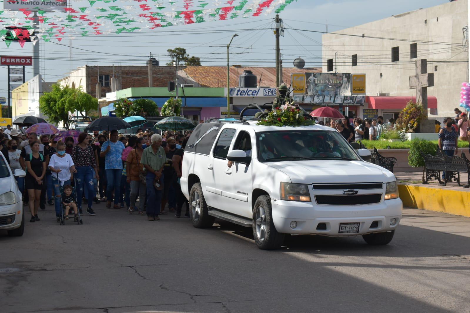 $!Después de su muerte, Rosario Lilián es protegida por operativo de seguridad... hasta del Ejército