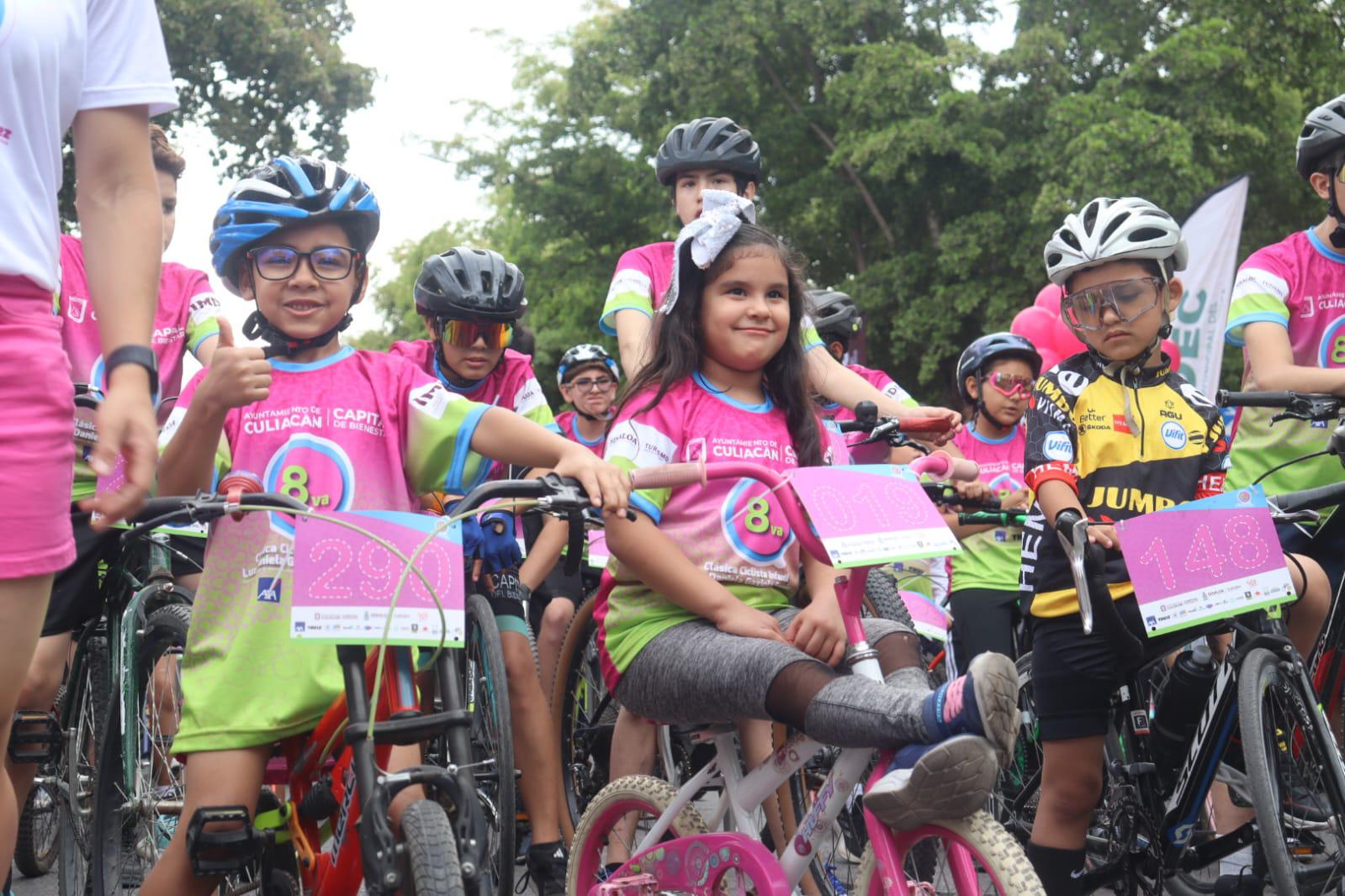 $!Más de 300 pequeños ciclistas participan en la carrera Clásica Infantil en Culiacán