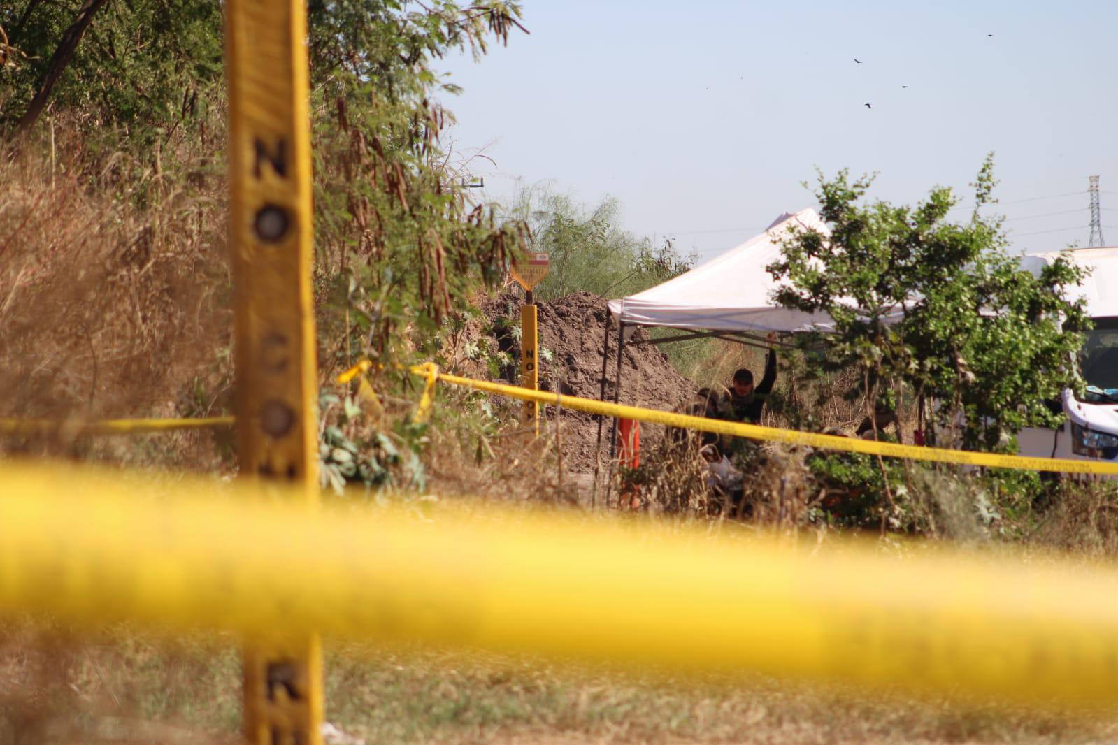 $!Sabuesos Guerreras localizan restos óseos al sur de comunidad El Pinole, en Culiacán