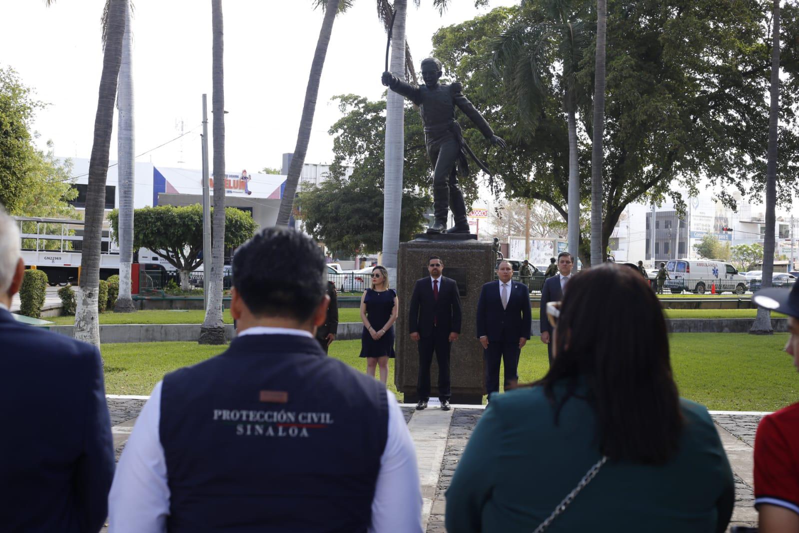 $!Conmemora Gobierno de Sinaloa el aniversario 153 de la Batalla de Puebla