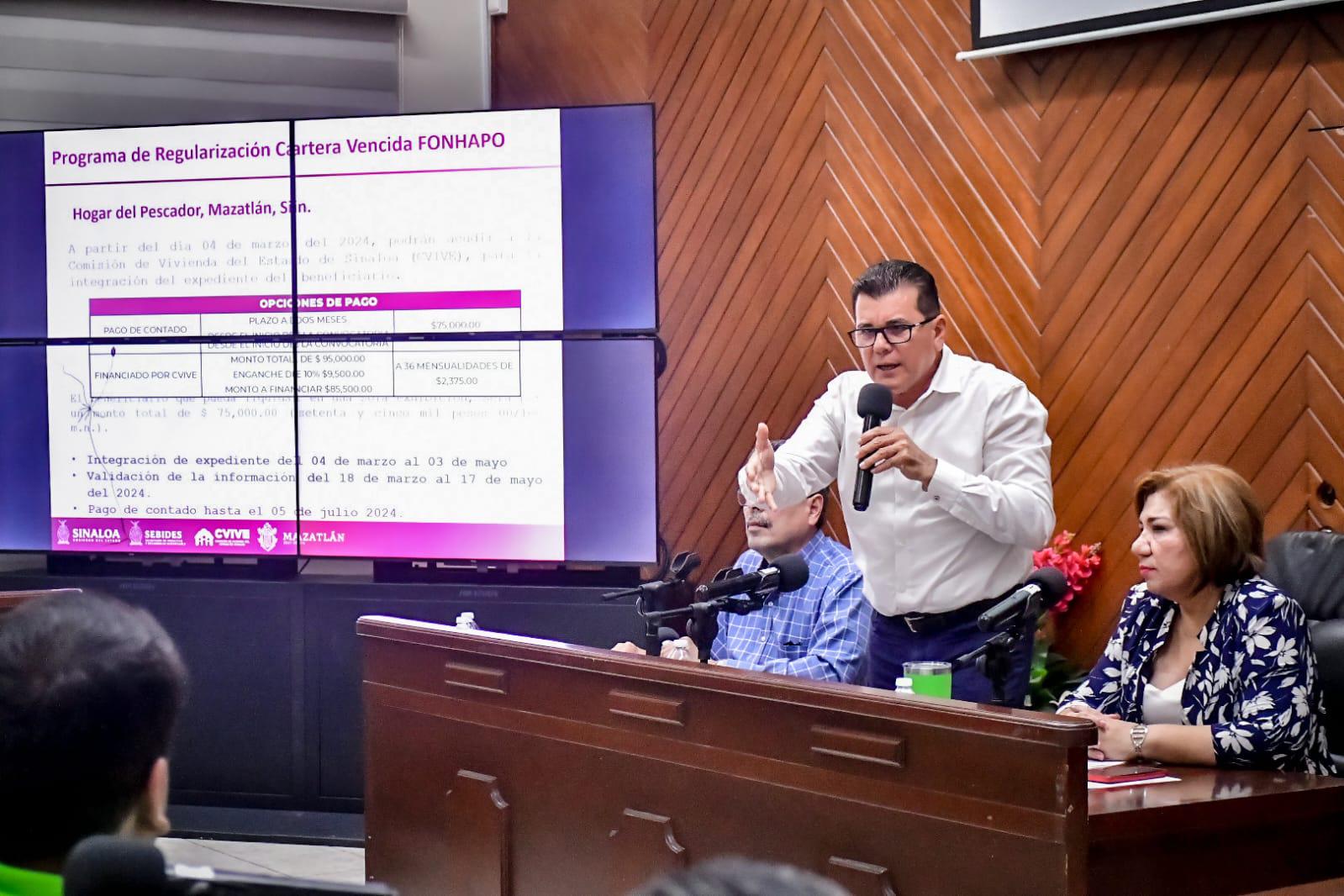 $!Iniciará el proceso de regularización de las viviendas de Hogar el Pescador, en Mazatlán