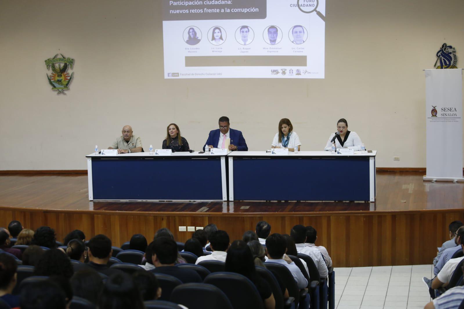 $!Rescatar la ciudadanía en el sistema de transparencia como reto contra la corrupción, definen en panel