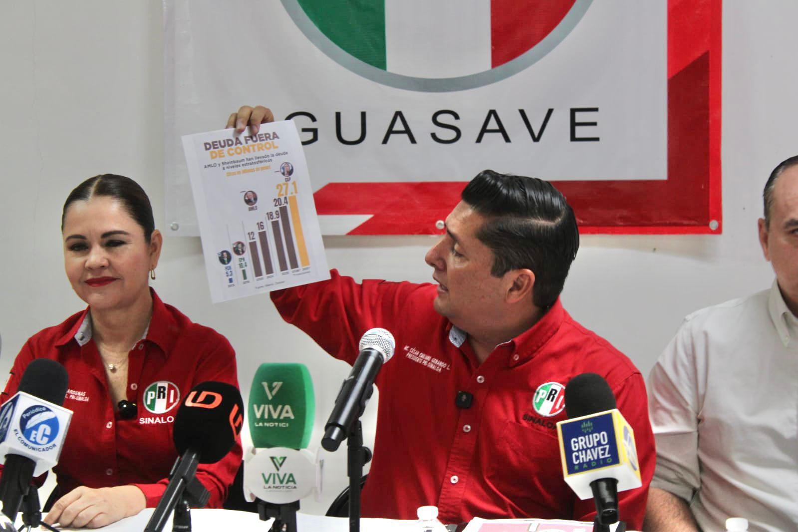 $!PRI acusa que el Gobierno Federal busca financiarse con Afores ante el fracaso de megaproyectos