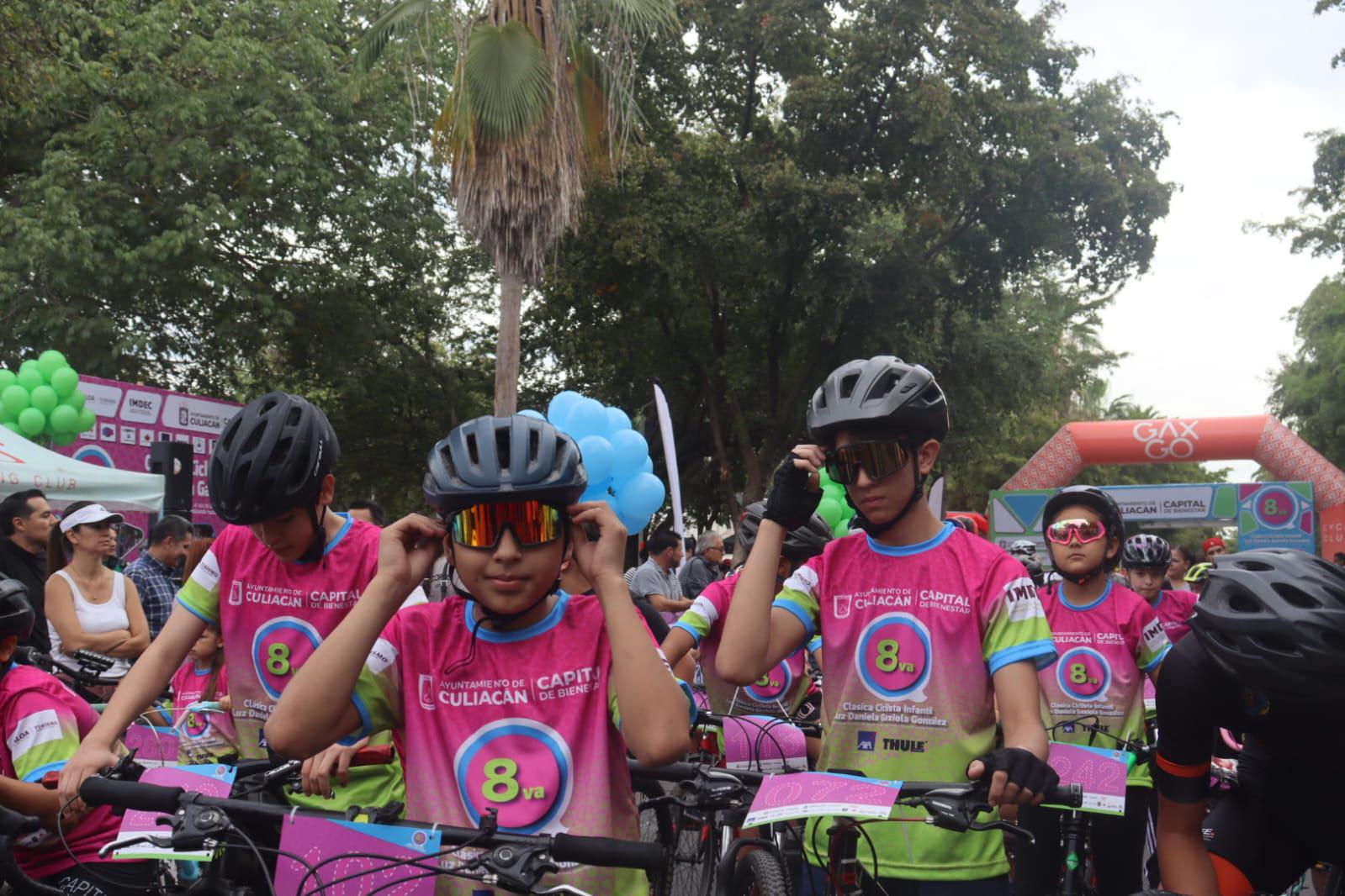 $!Más de 300 pequeños ciclistas participan en la carrera Clásica Infantil en Culiacán
