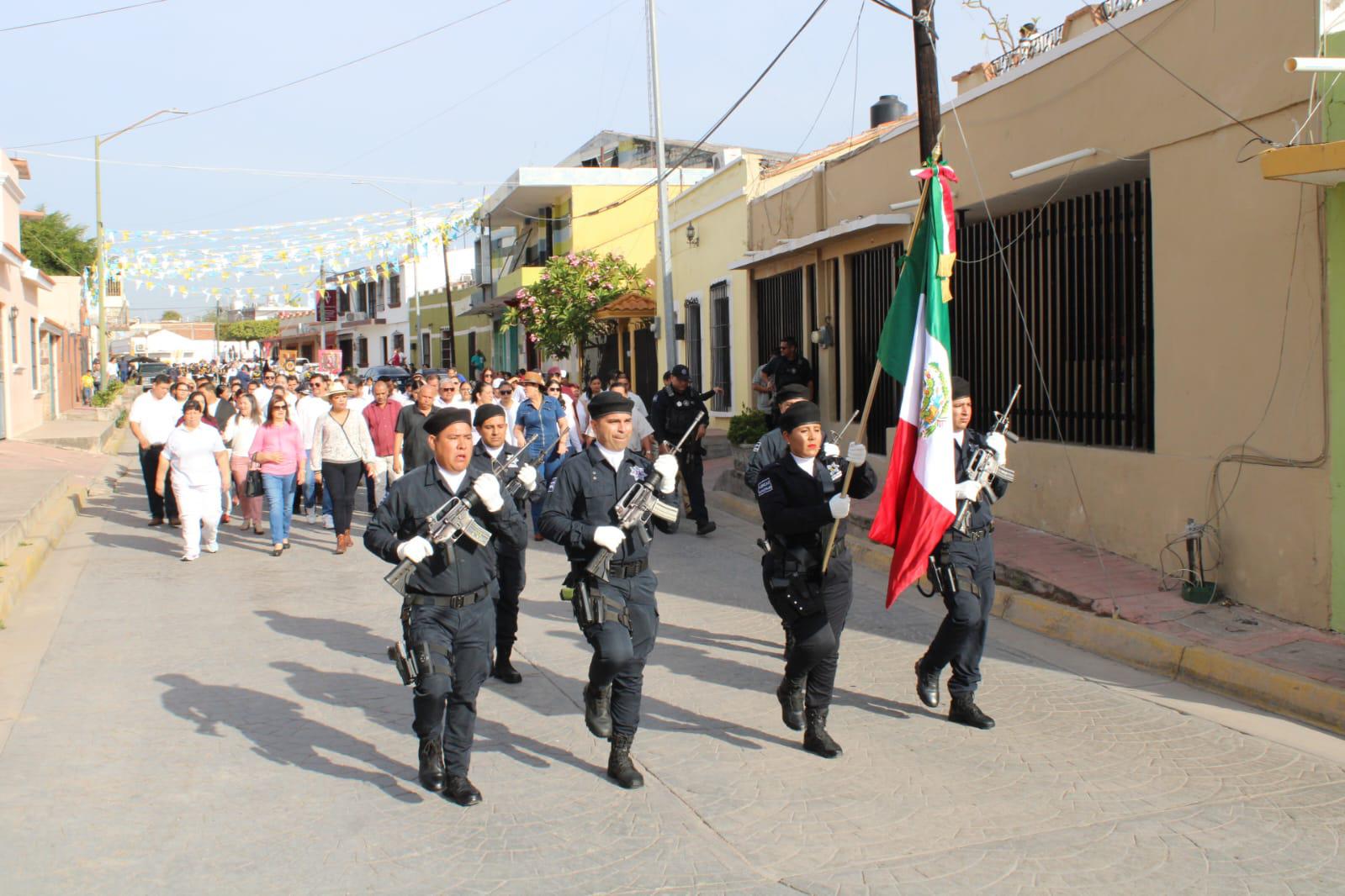 $!En Rosario celebran el Día de la Bandera con desfile y honores