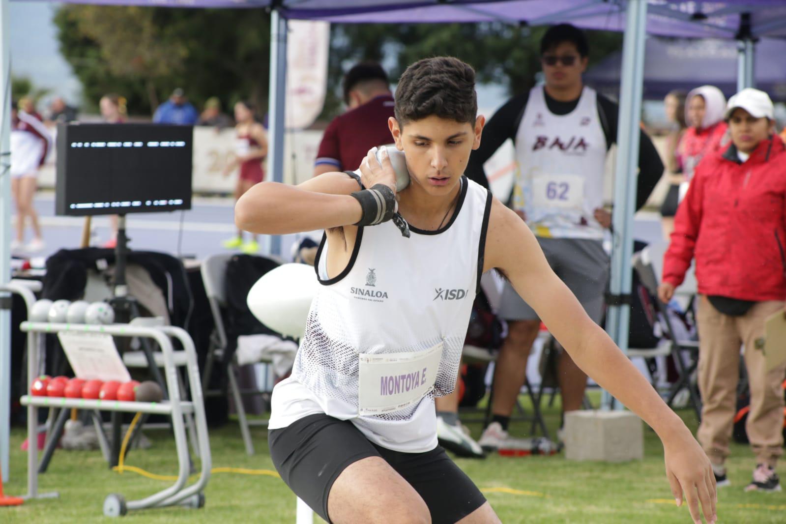 $!Sinaloa suma un oro y una plata en lanzamiento de bala de la Olimpiada Nacional