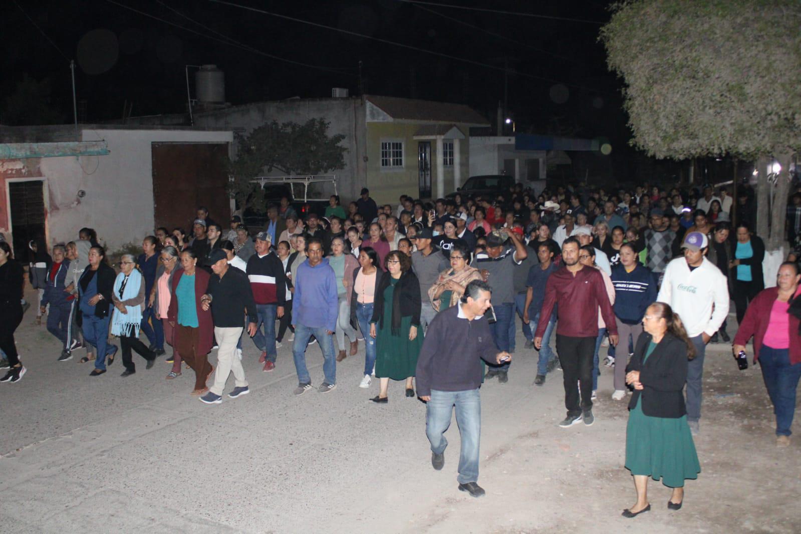 $!Fieles madrugan para celebrar al Señor San José en Agua Verde, Rosario