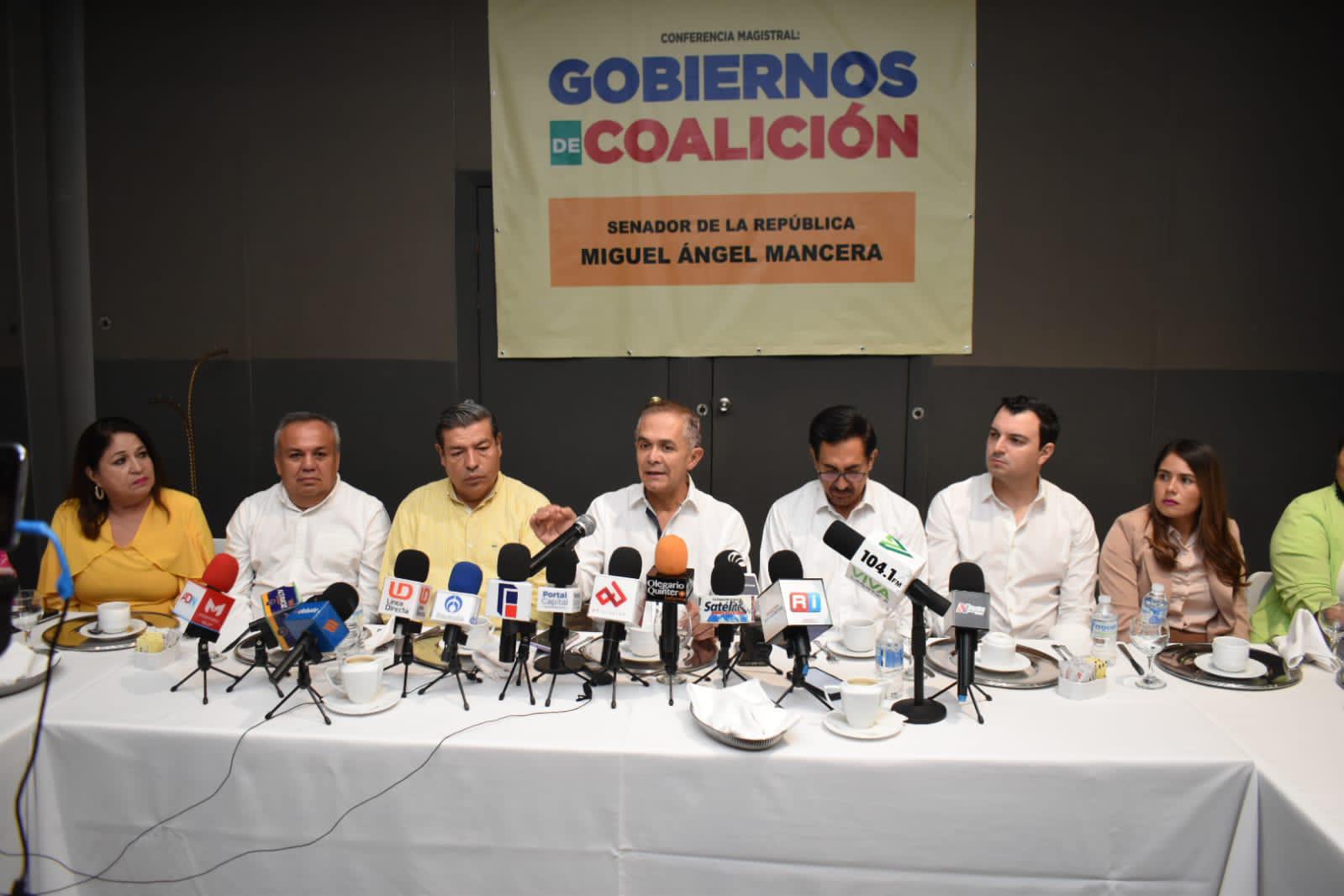 $!La carrera presidencial es una contienda de coaliciones: Miguel Ángel Mancera