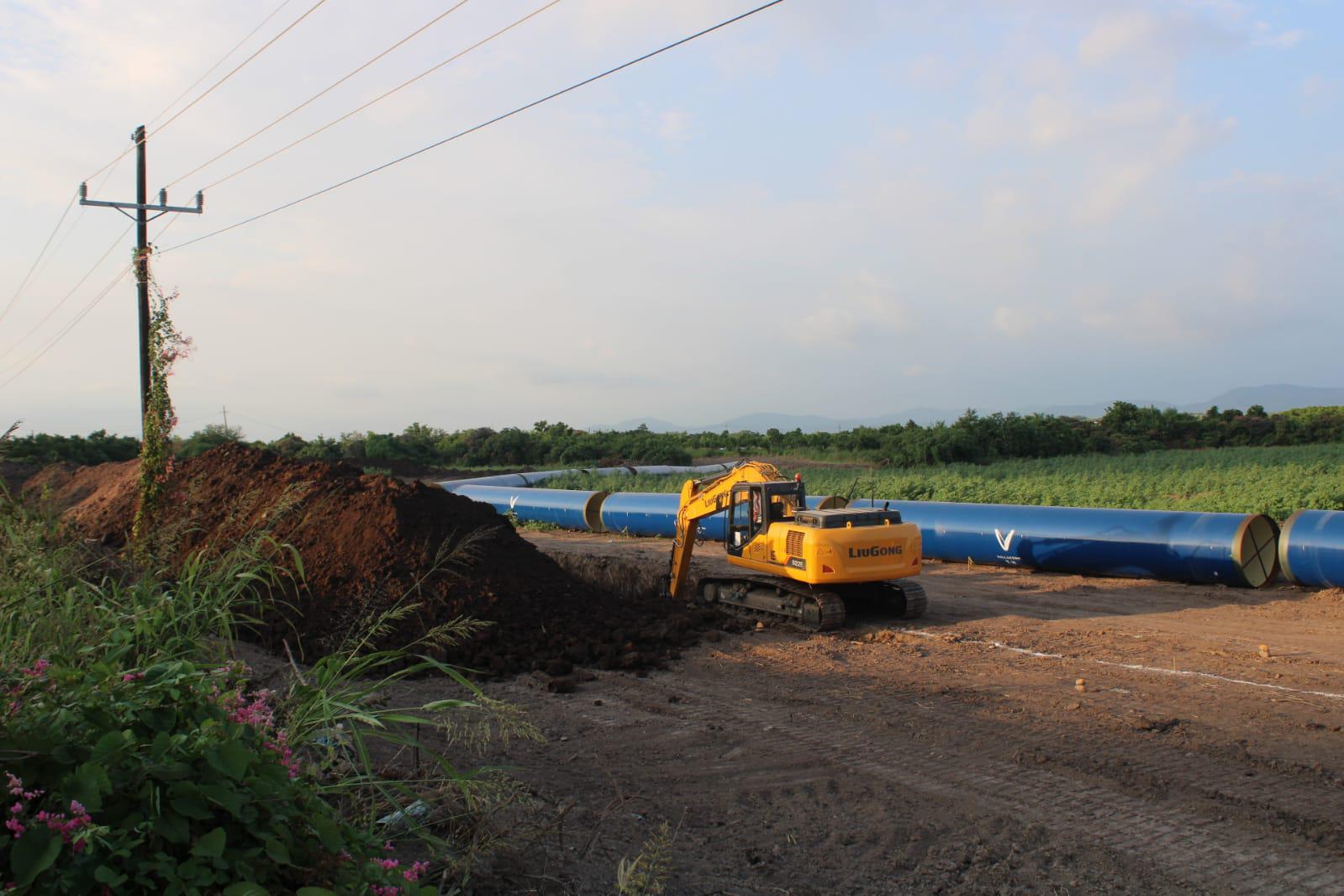 $!Se extienden en Rosario trabajos de canales y tuberías