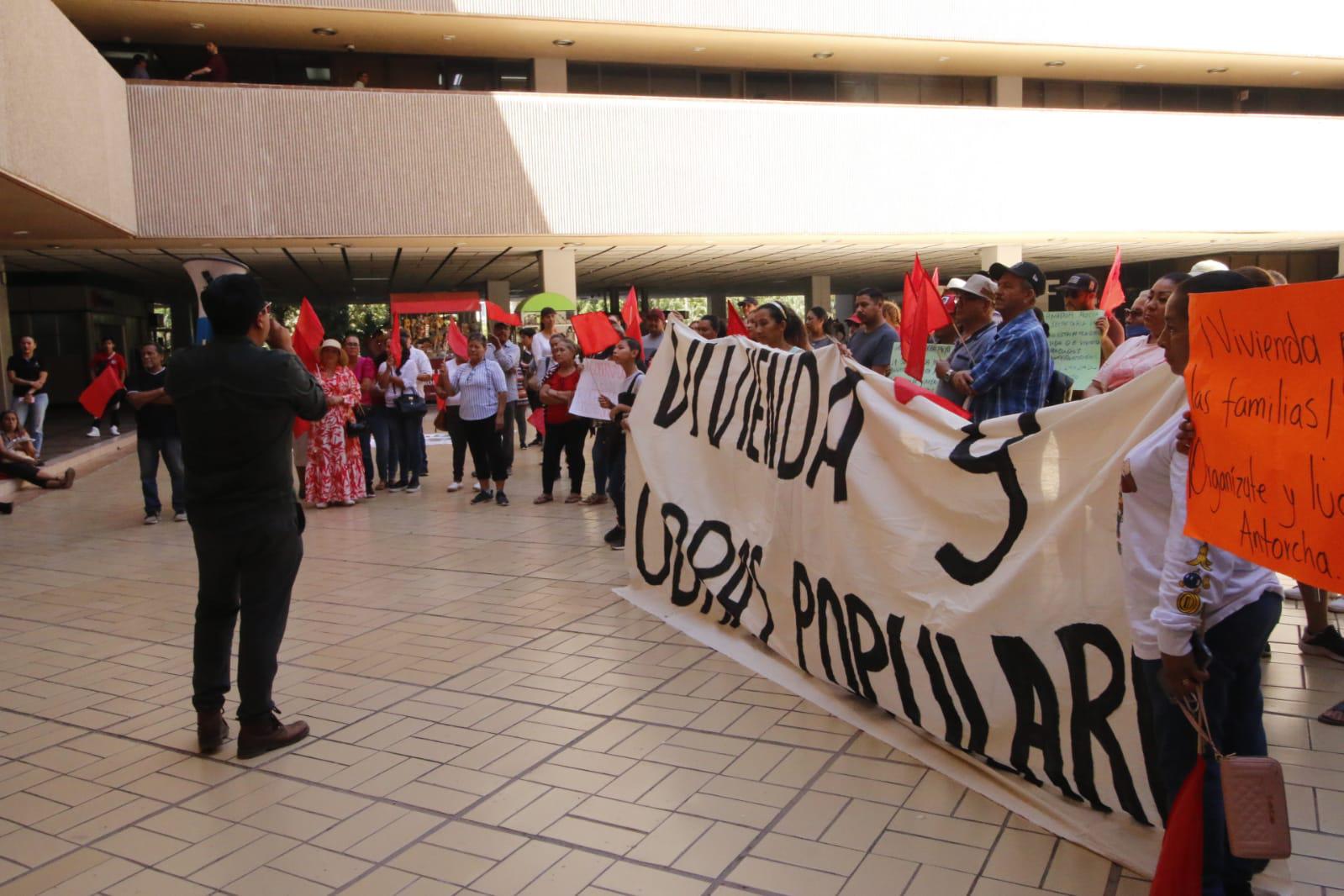 $!Exige Antorcha Campesina vivienda para 1,500 familias sinaloenses