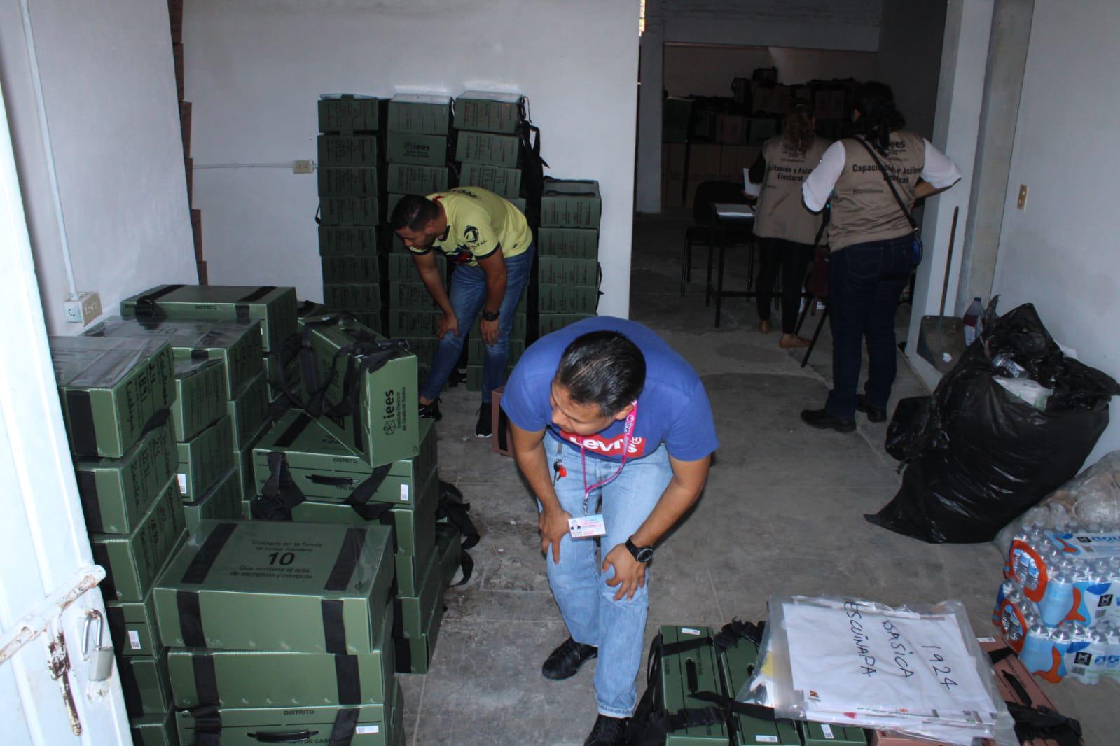 $!Inicia el 24 Consejo Distrital el reparto de paquetes electorales