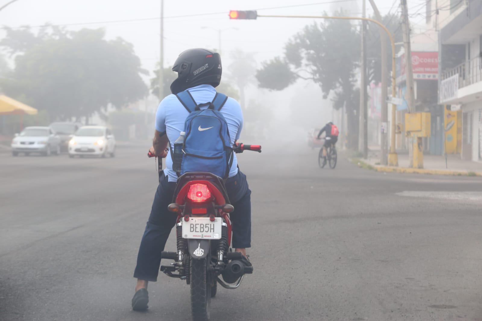 $!Neblina cubre a Mazatlán la mañana de este martes