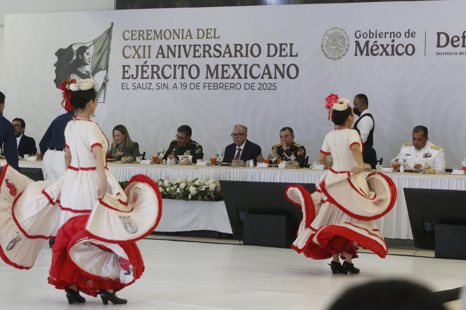 $!‘Ninguna fuerza puede transgredir el orden y quedar impune’, declara Rocha Moya en aniversario del Ejército